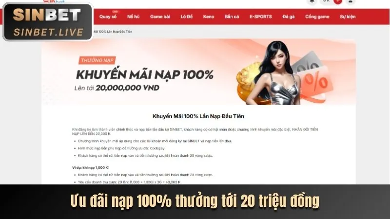 Ưu đãi đăng ký mới cho game nổ hũ